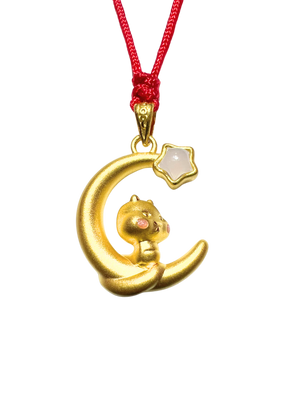 24K Hetian Jade Chinese Zodiac Necklaces (Snake)