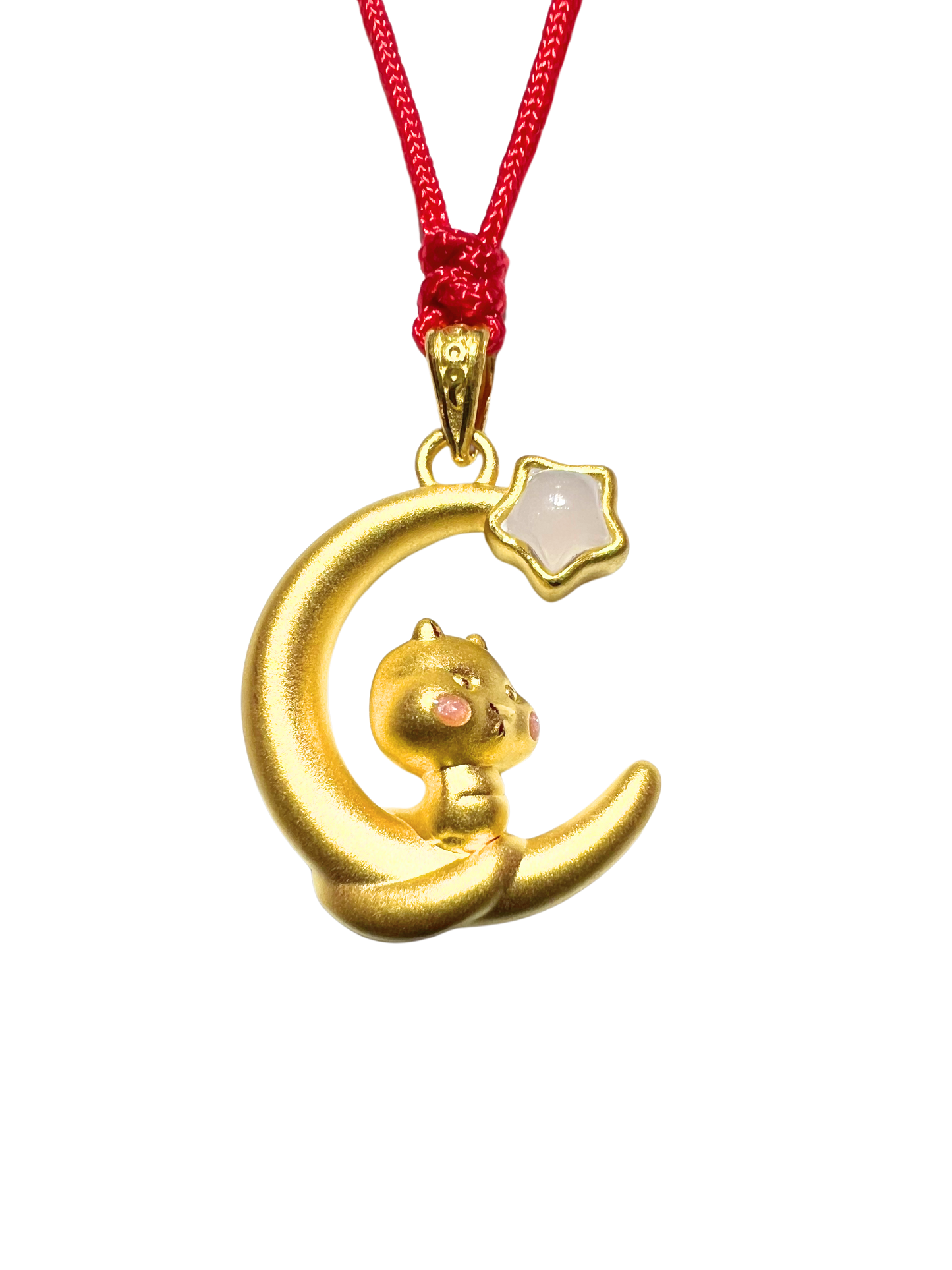 24K Hetian Jade Chinese Zodiac Necklace (Snake)