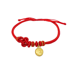 24 Gold Bracelet (Coin, Lucky charm)