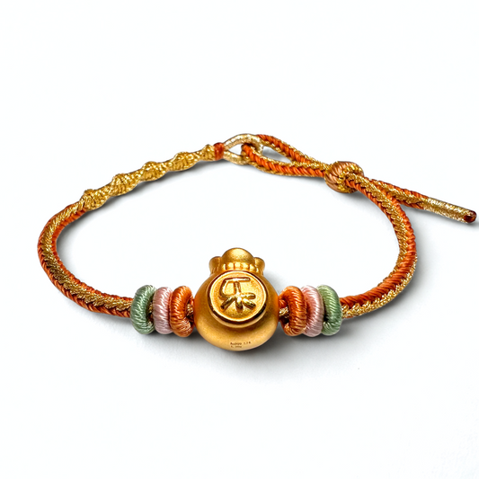 24K Gold Bracelet (Money bag)