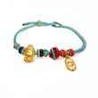 24K Gold Bracelet (Lady Buddha, lucky charm)