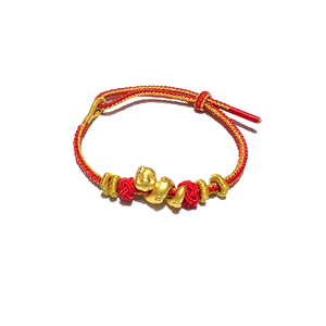 24 Gold Bracelet Chinese Zodiac (Snake)