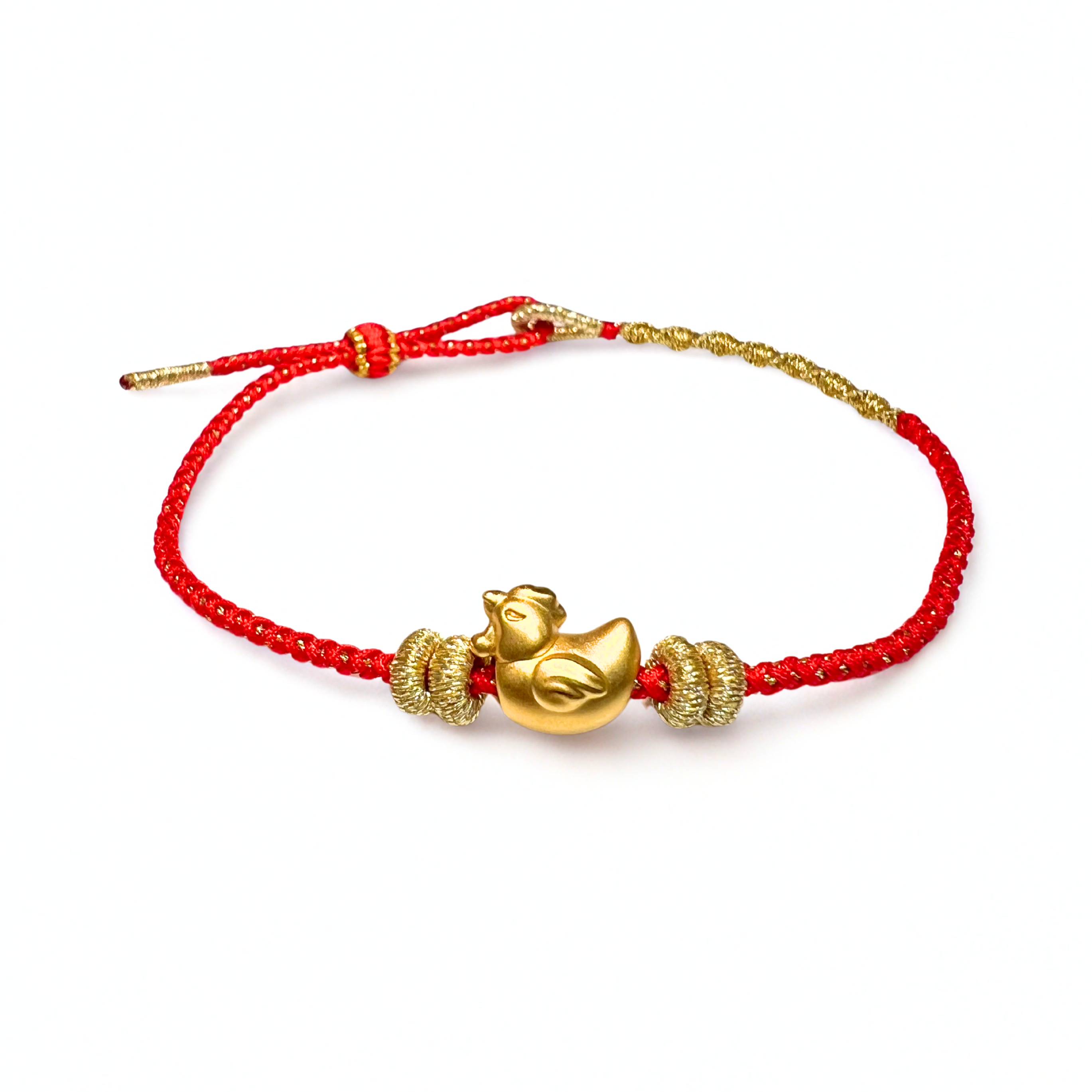 24K Gold Bracelet Chinese Zodiac (Rooster)