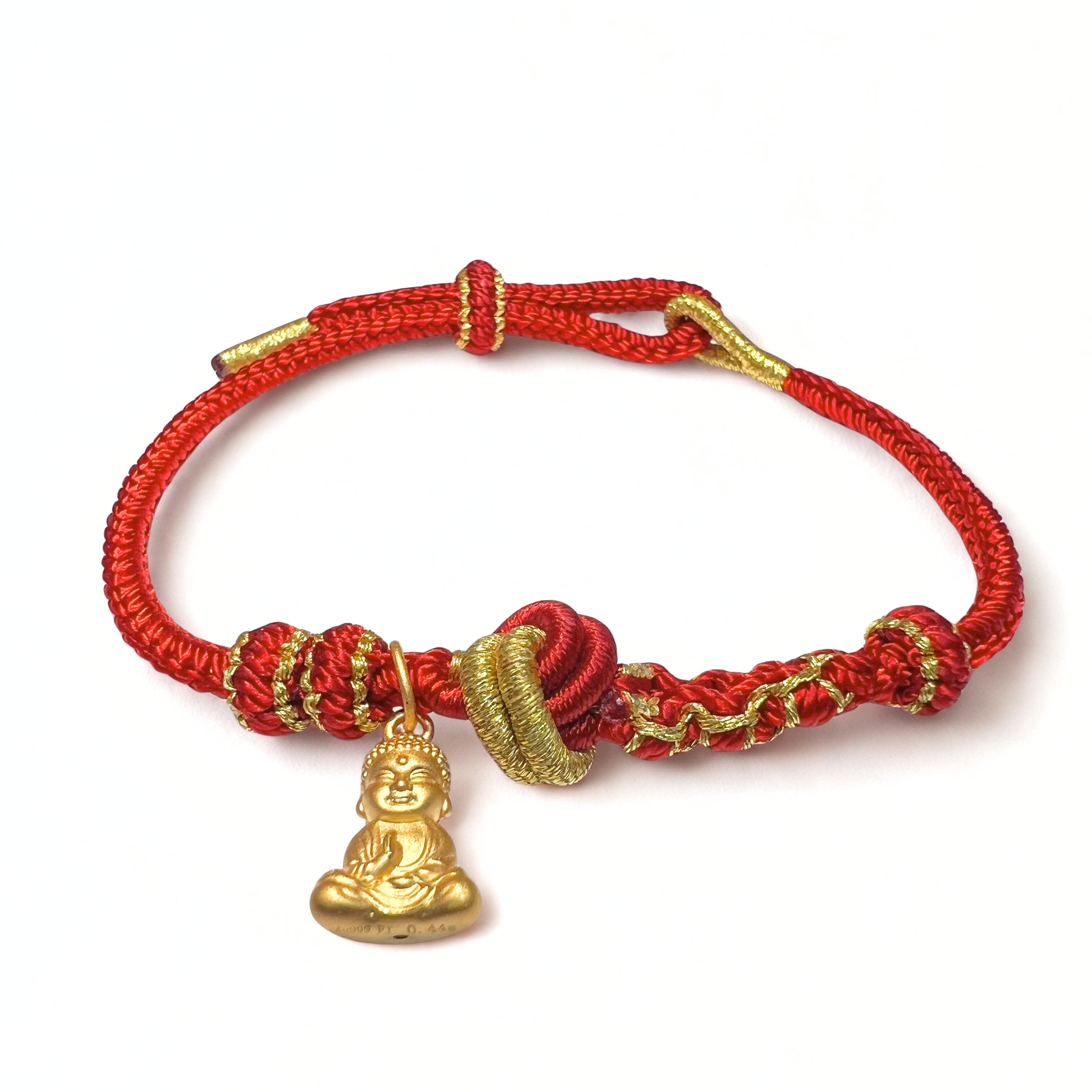 24K Gold Buddha Bracelet