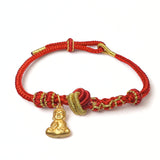 24K Gold Buddha Bracelet