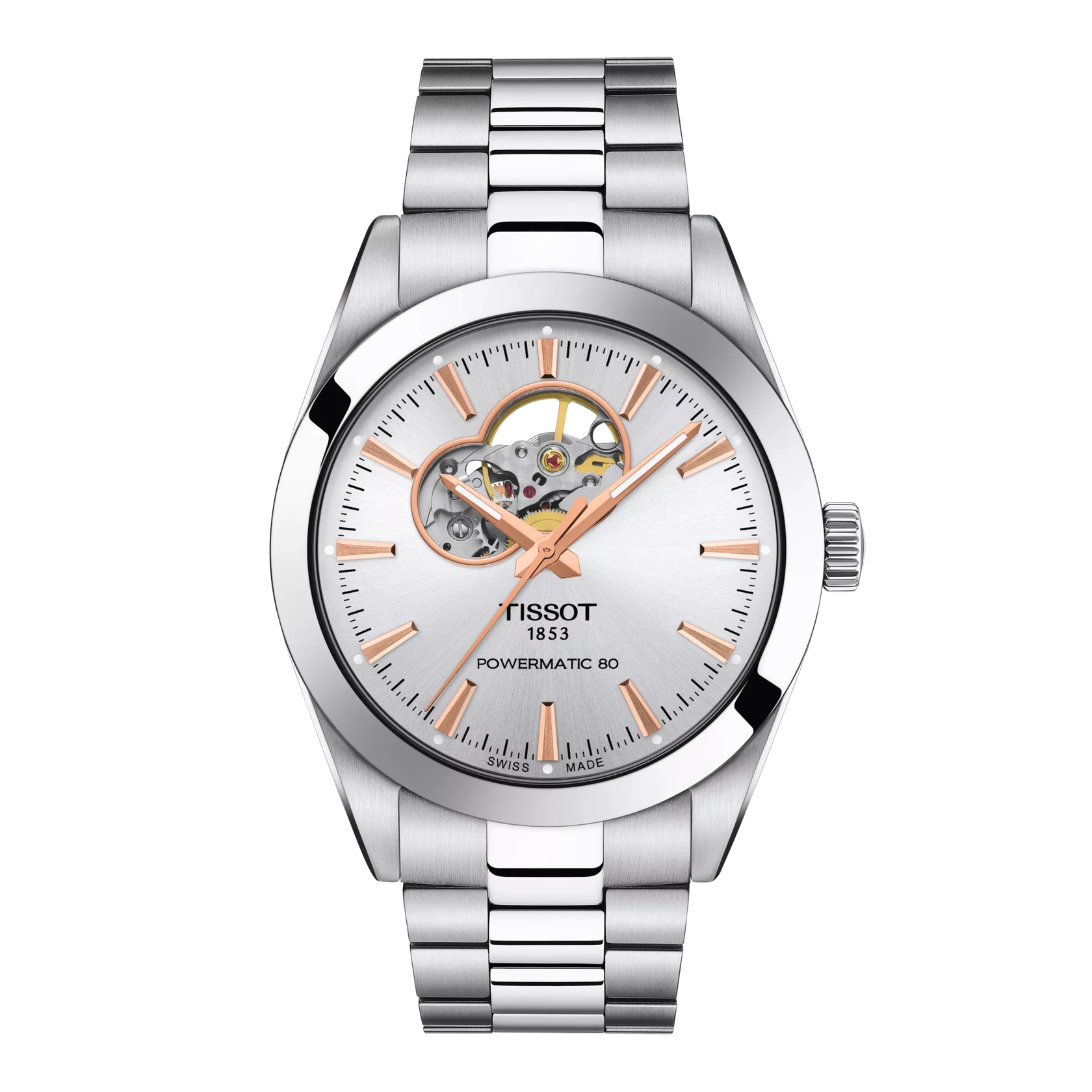 Tissot Gentleman Open Heart 40mm T1274071103101