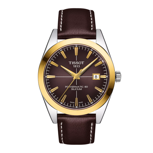 Tissot Gentleman Gold Bezel 40mm T9274074629101