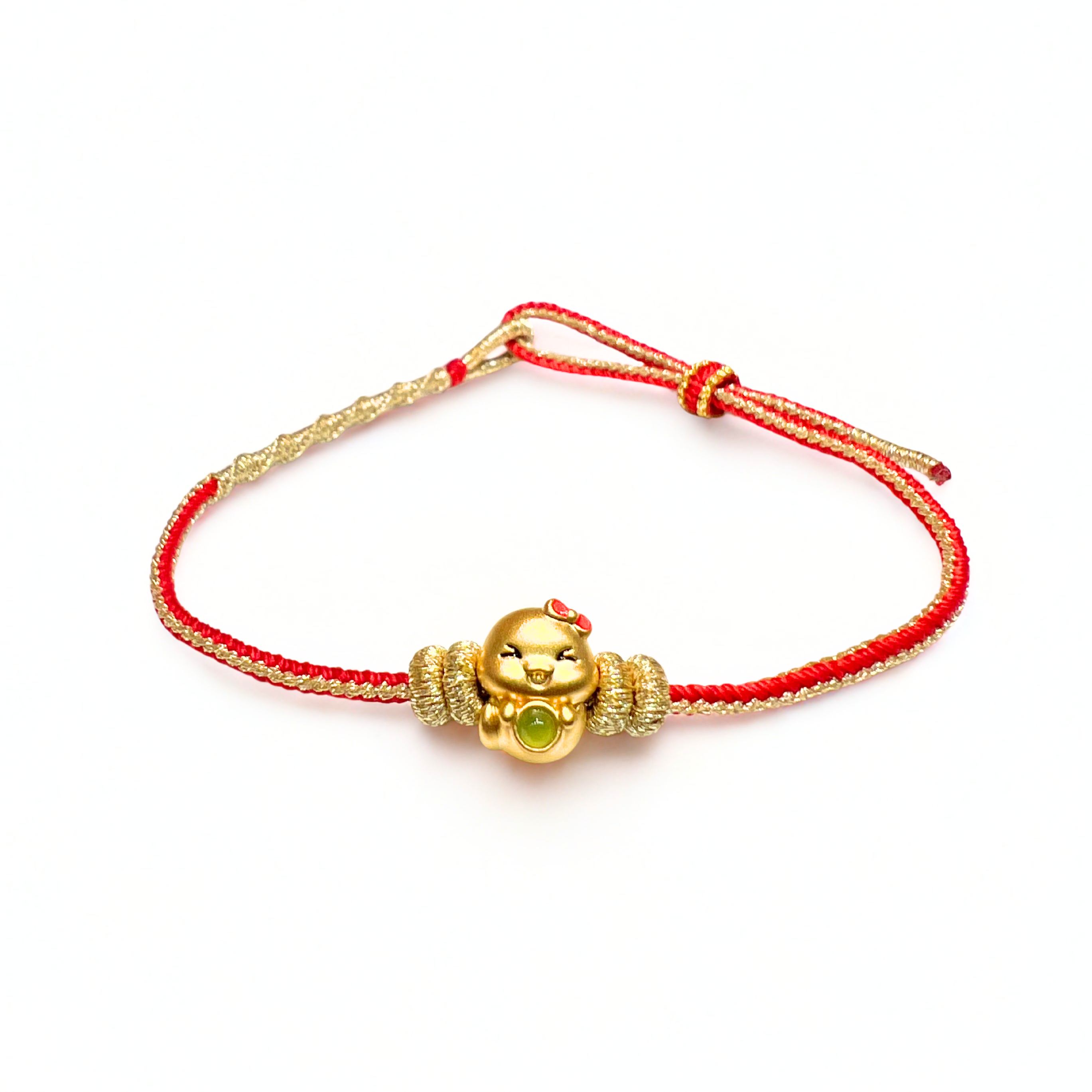 24K Gold Bracelet Chinese Zodiac (Snake)