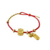 24 Gold Bracelet (Fortune, money bag, lucky charm)