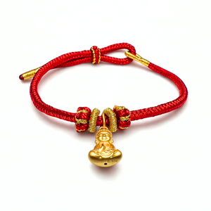 24K Gold Bracelet (Buddha)