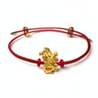 24K Gold Elephant Bracelet