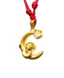 24K Hetian Jade Chinese Zodiac Necklaces (Snake)