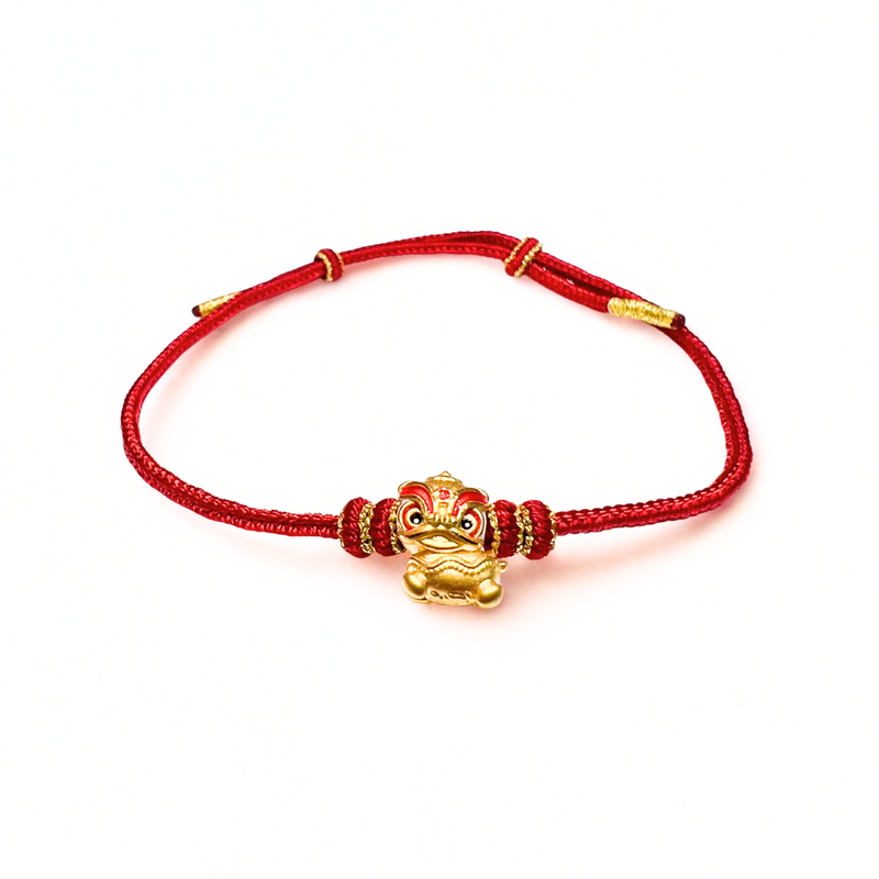 24K Gold Bracelet (Lion dance)