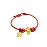 24 Gold Bracelet (Lady Buddha, Lucky charm)