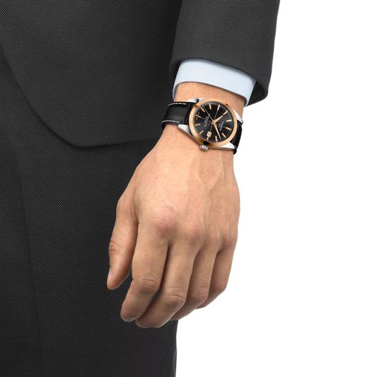 Tissot Gentleman Gold bezel 40mm T9274074605100