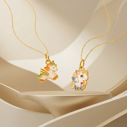 24k Gold Zodiac Horse Charm