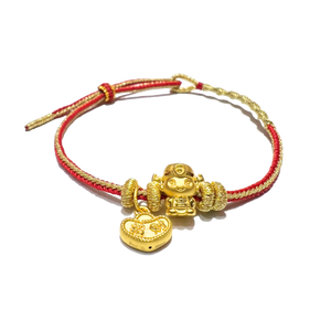 24 Gold Bracelet (God of Fortune, Lucky charm)