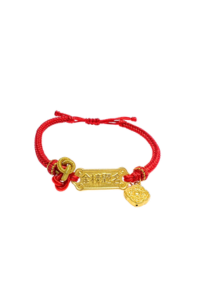 24 Gold Bracelet (Coin, Lucky charm)