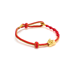 24 Gold Zodiac Bracelet (Goat)