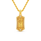 24K Gold Fortune Spinner Pendant