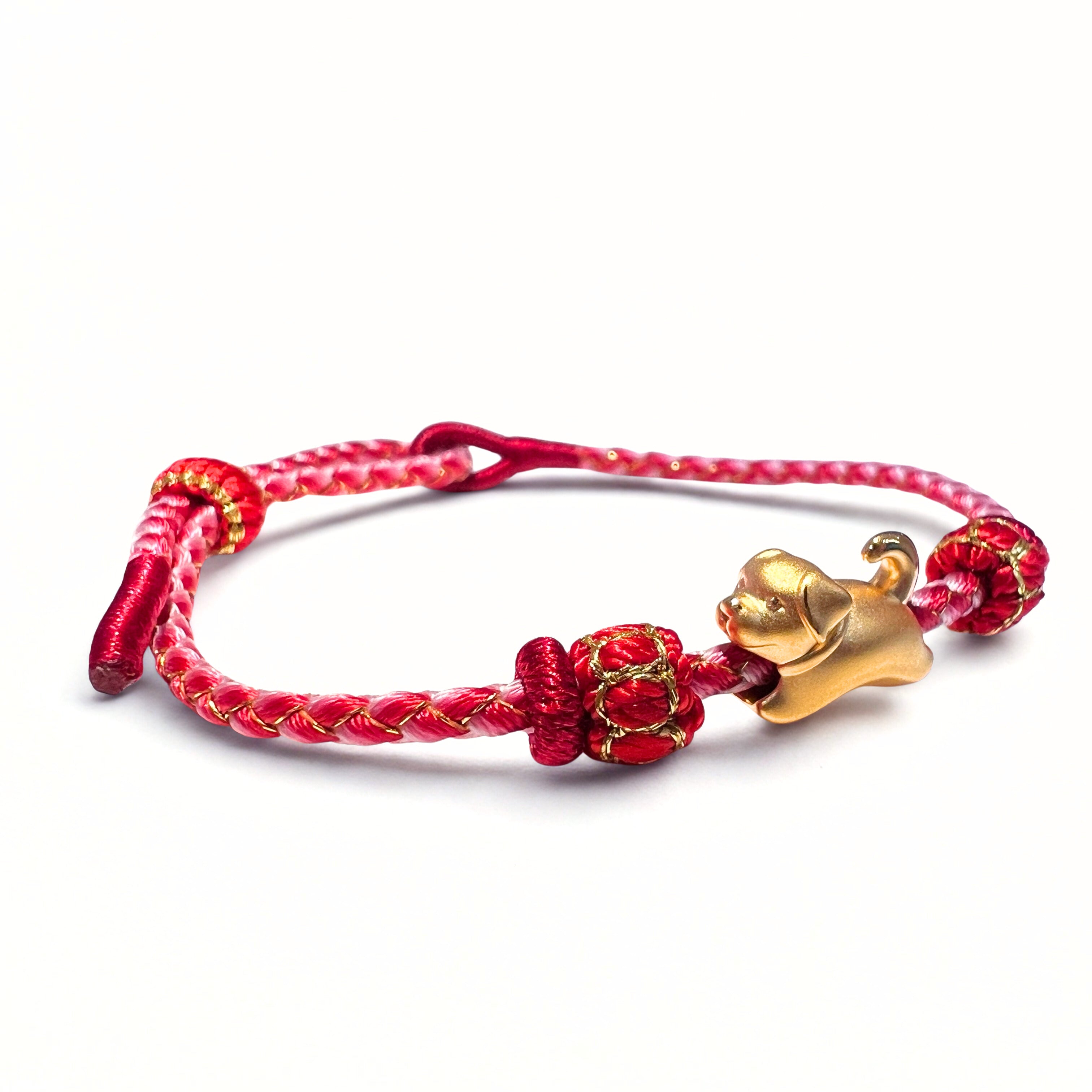24K Gold Zodiac Dog Bracelet
