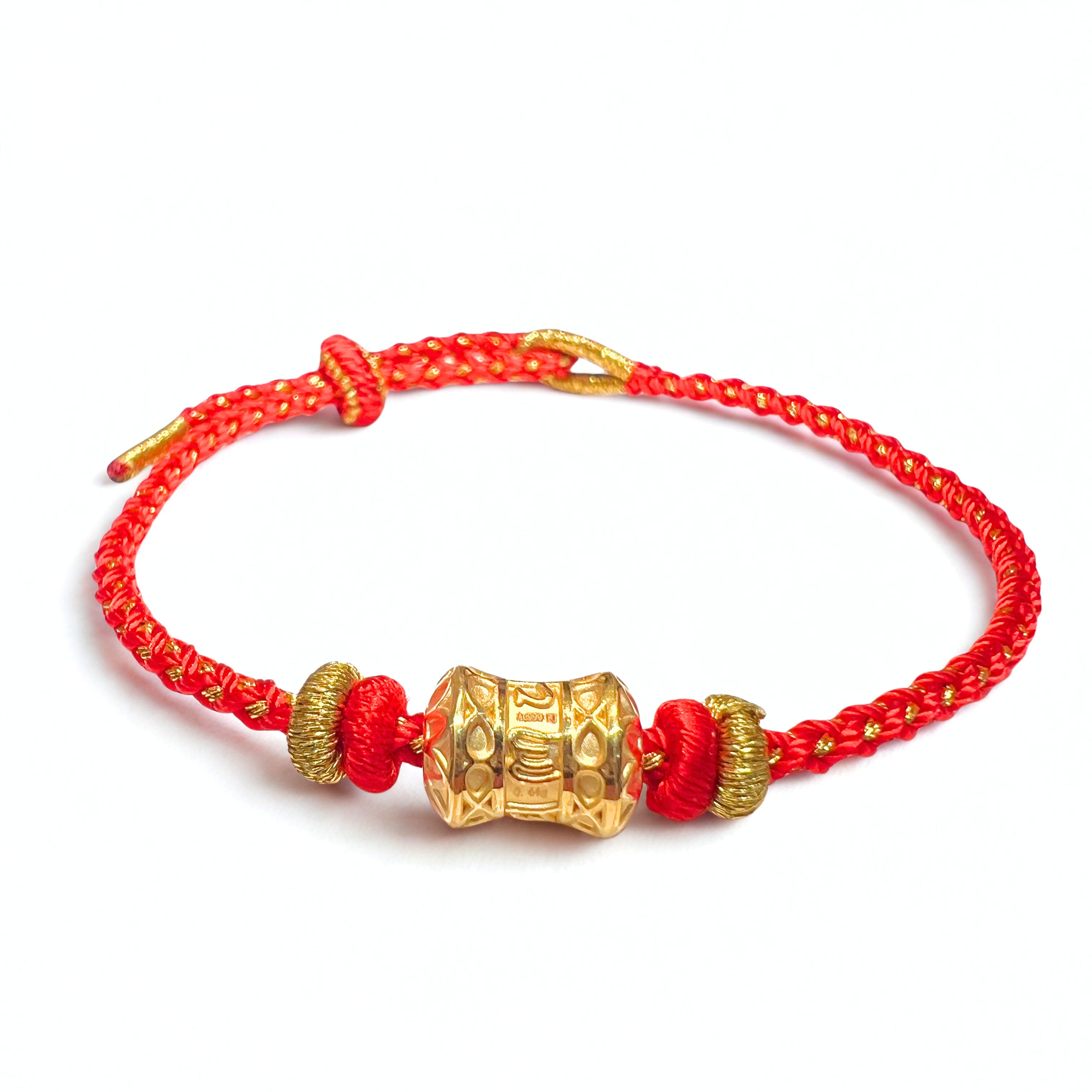 24K Gold Om Mani Padme Hum Bracelet