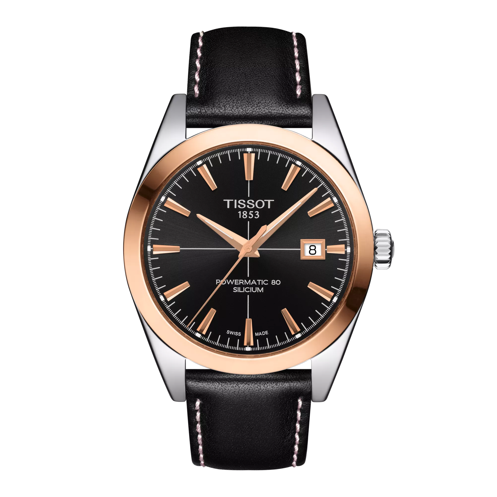 Tissot Gentleman Gold bezel 40mm T9274074605100