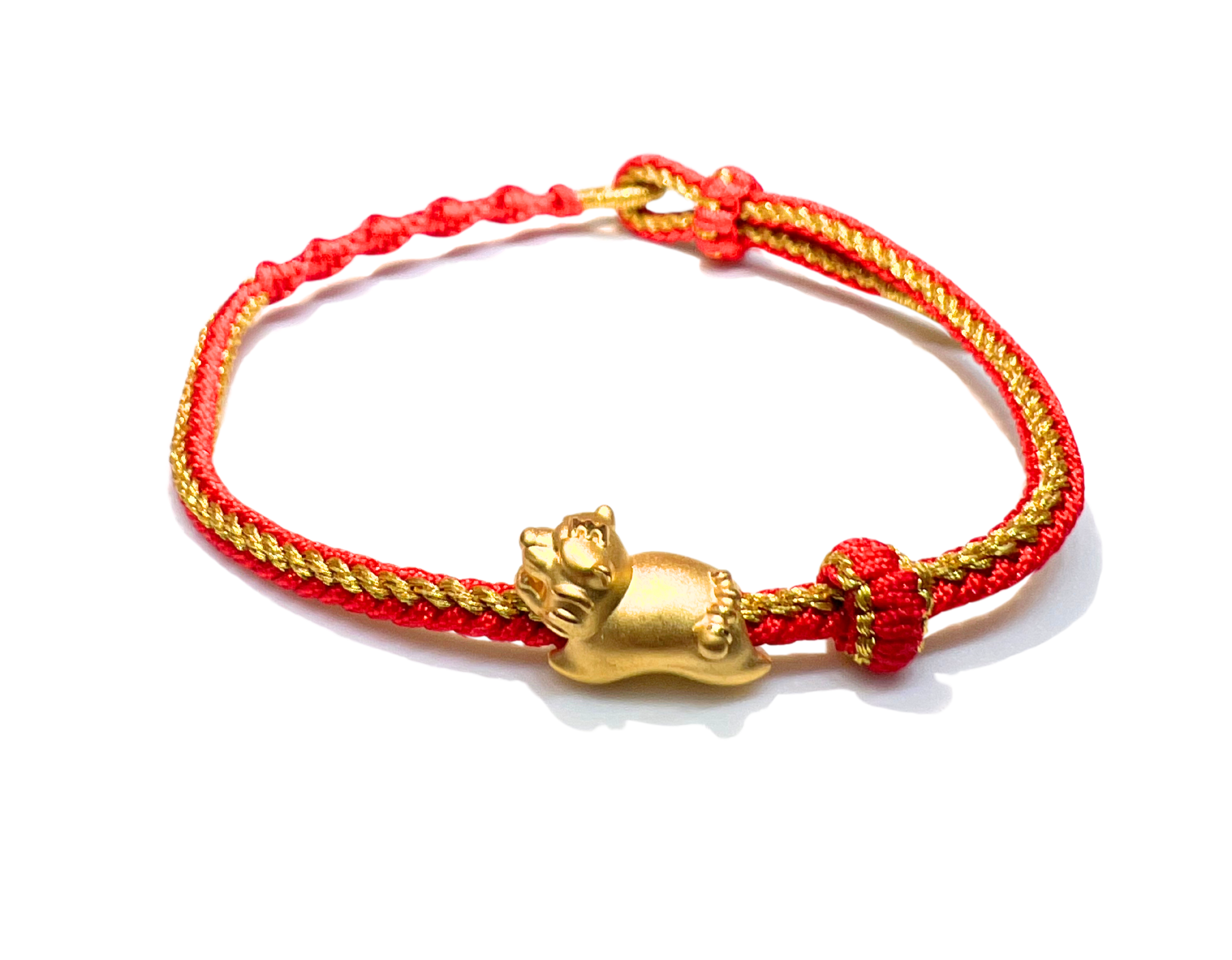 24K Gold Bracelet Chinese Zodiac (Tiger)