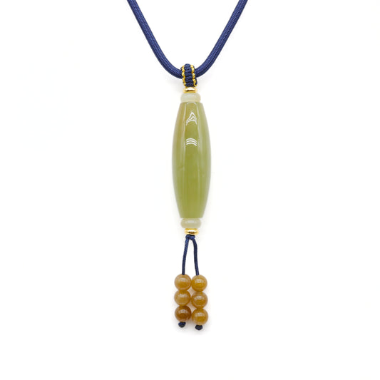 24K Hetian Jade Necklace