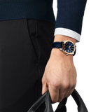 Tissot Gentleman Powermatic 80 Silicium Solid 18K Gold bezel T9274074604100