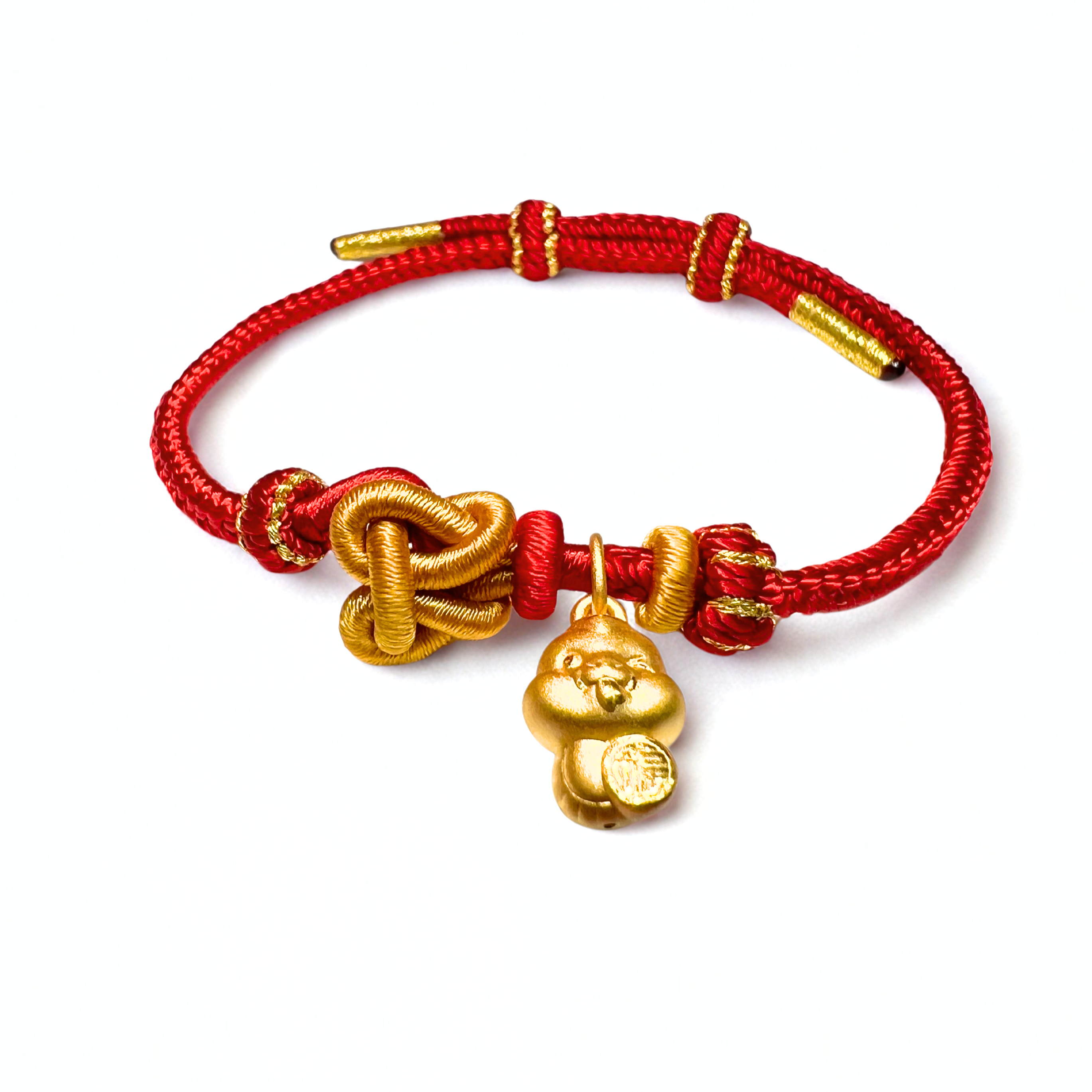 24K Gold Bracelet Chinese Zodiac (Snake)