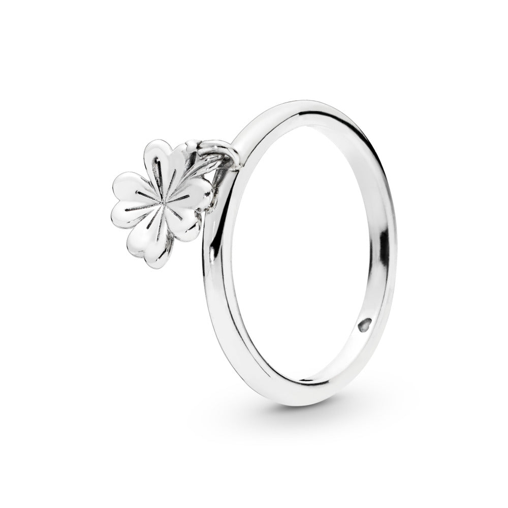 PANDORA Dangling Clover Ring -197938-52 (RETIRED)