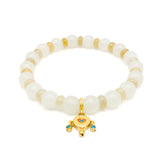 24K Gold Hetian Jade Bracelet