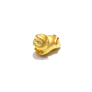 24 Gold Chinese Zodiac Charm (Monkey)