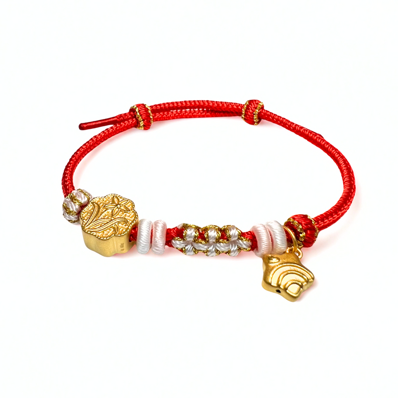 24K Gold Bracelet (Lucky Star, Charm)