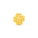 24K Gold Floral Charm