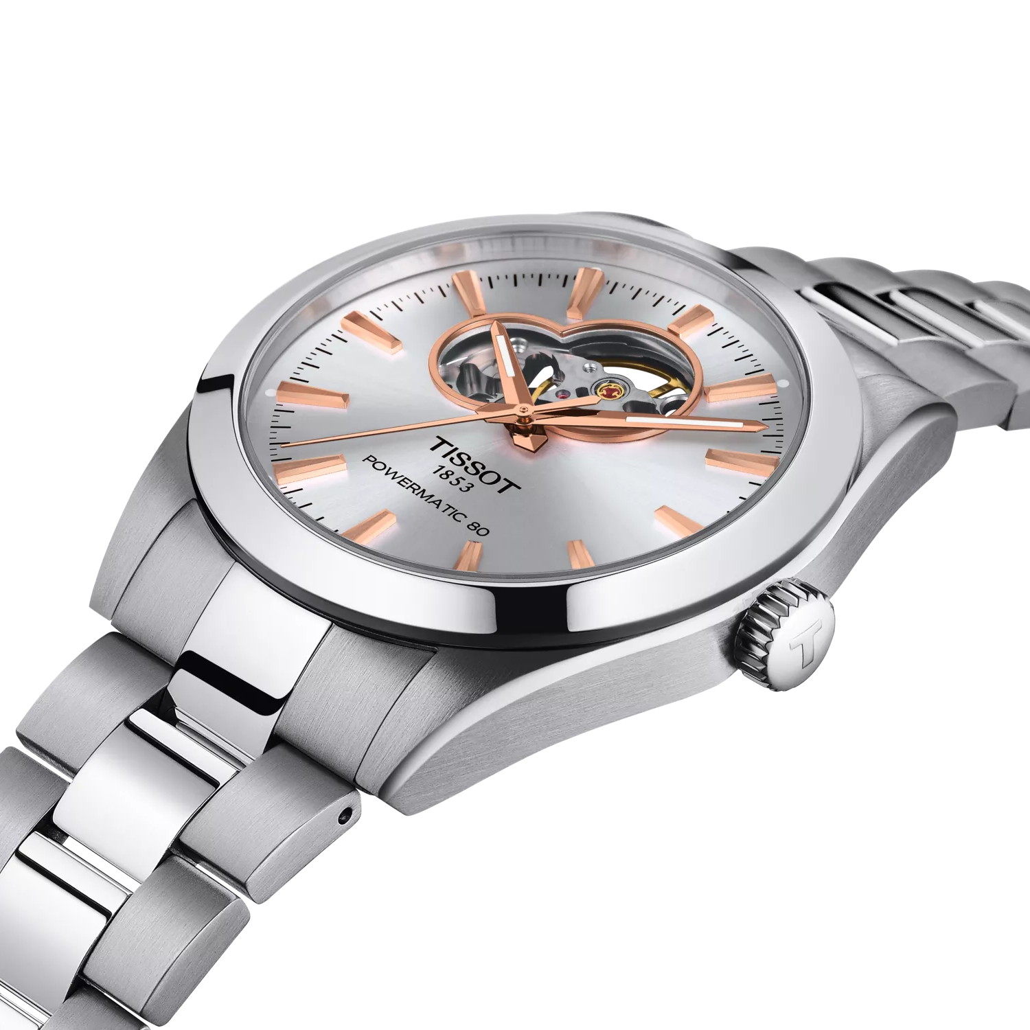 Tissot Gentleman Open Heart 40mm T1274071103101