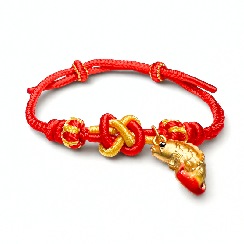 24K Gold Bracelet (Koi)