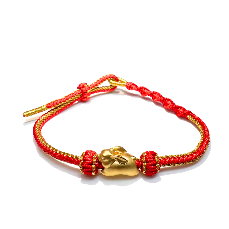 24 Gold Bracelet Chinese Zodiac (Rabbit)