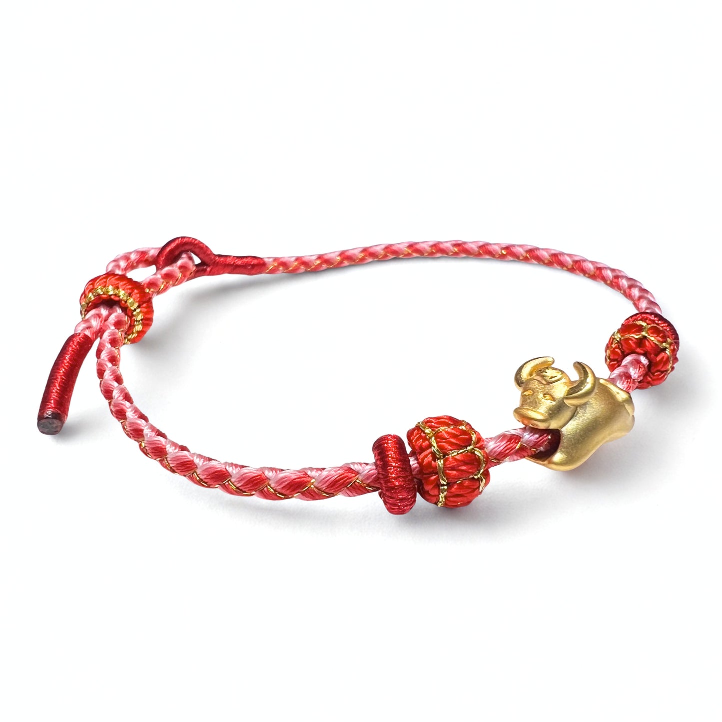 24K Gold Zodiac Ox Bracelet