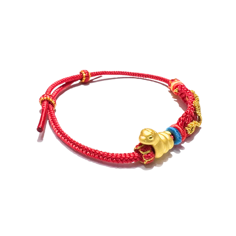 24 Gold Bracelet Chinese Zodiac (Snake)