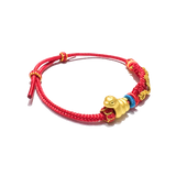 24 Gold Bracelet Chinese Zodiac (Snake)