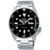 SEIKO 5 SPORTS AUTOMATIC WATCH IN BLACK DIAL SRPD55K1