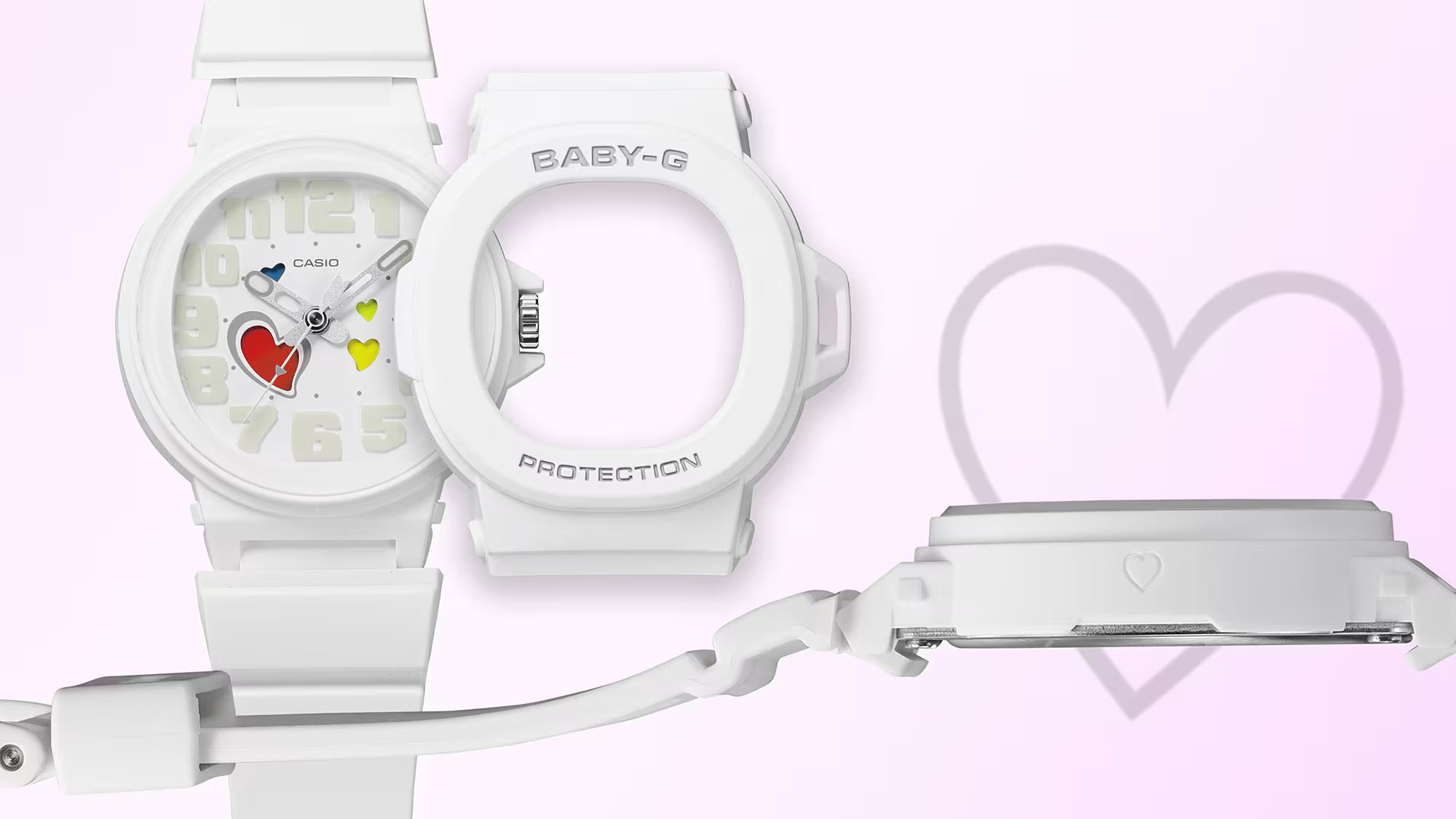 Casio BABY-G Watch PLAYFUL HEARTS SERIES BGA-10 Series BGA-10-4A