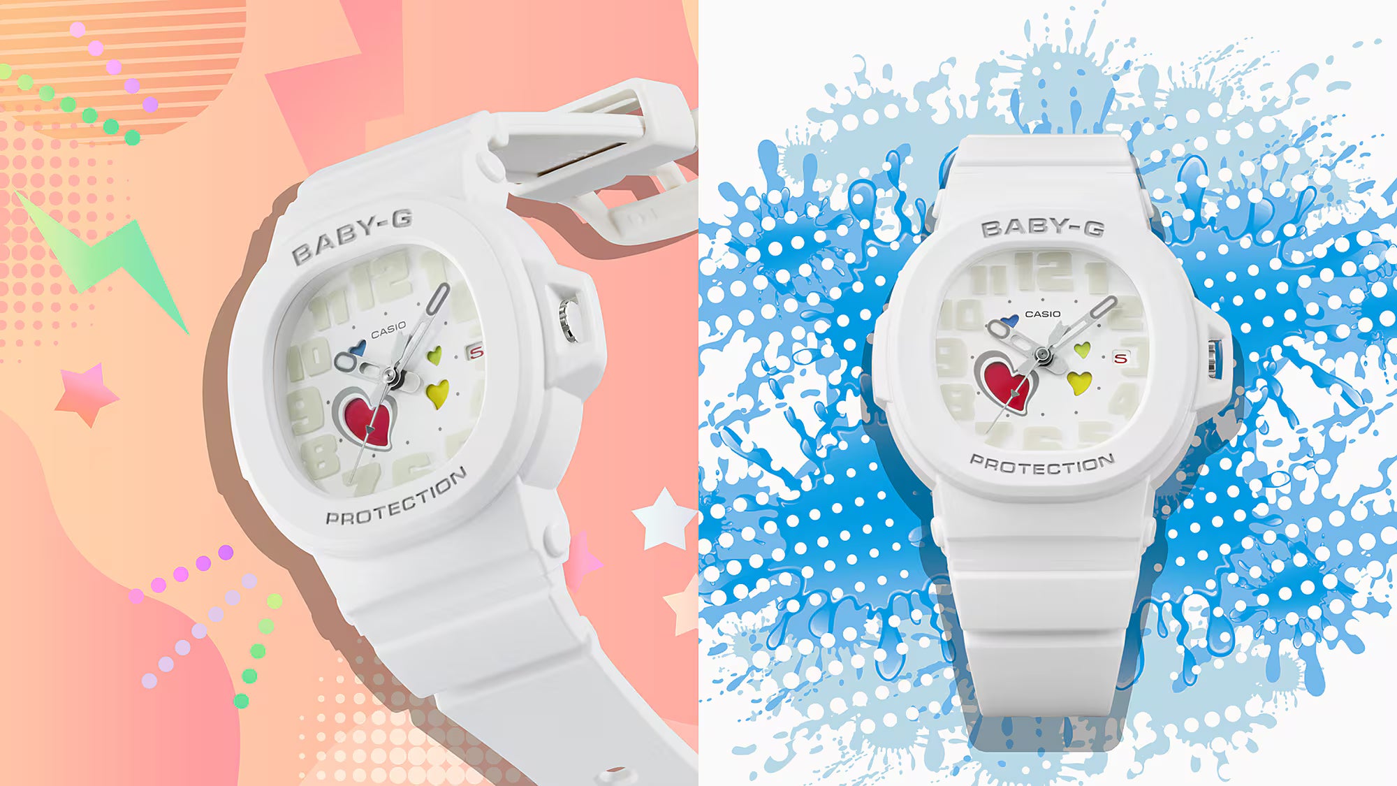 Casio BABY-G Watch PLAYFUL HEARTS SERIES BGA-10 Series BGA-10-6A