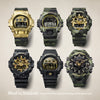 CASIO G-SHOCK BOLD CAMO SERIES CAMO AND GOLD ANALOG-DIGITAL GA-700 SERIES GA-700CMG-3A