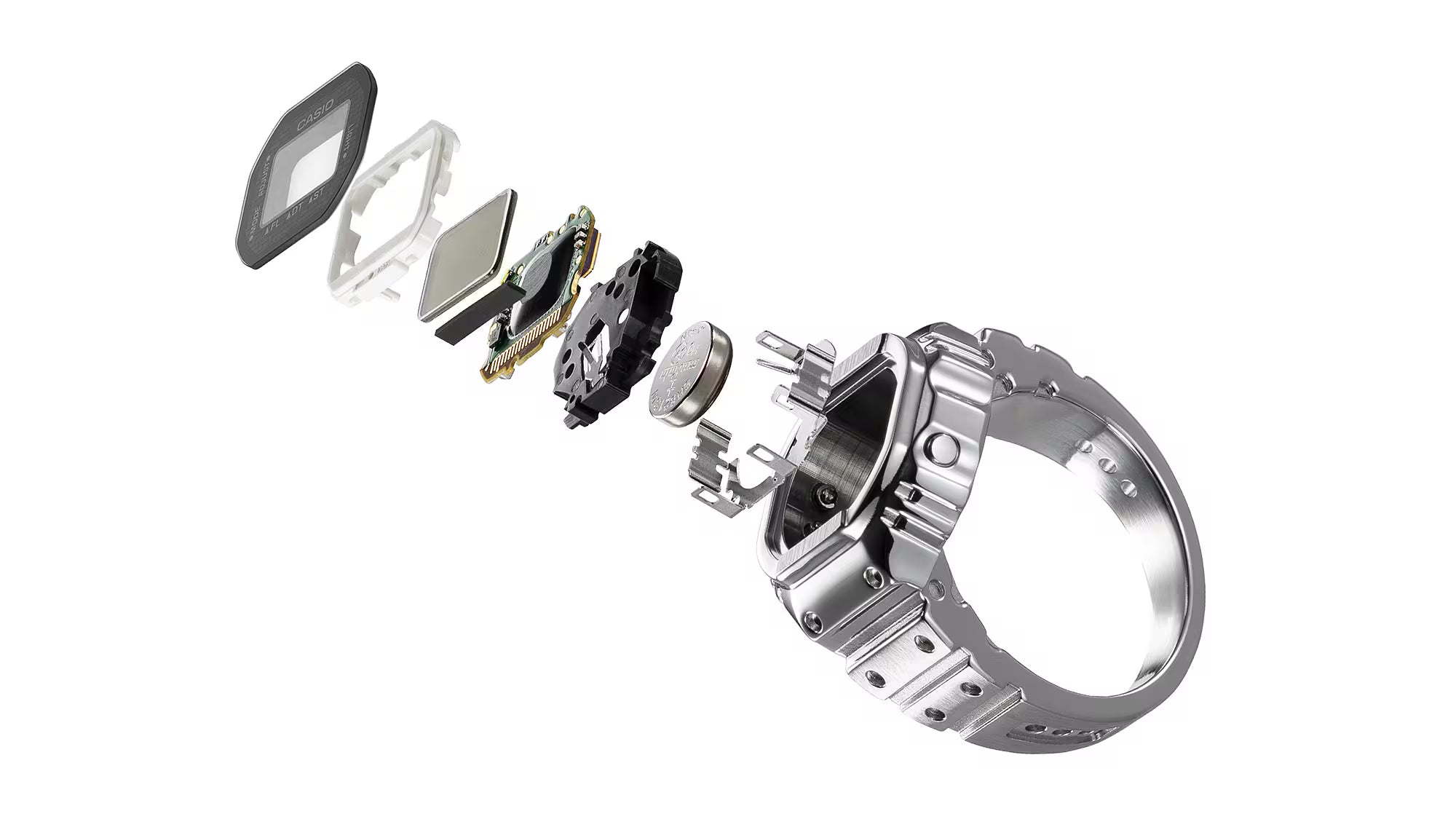 CASIO WATCH 50TH ANNIVERSARY CASIO RING WATCH CASIO RING WATCH CRW-001-1