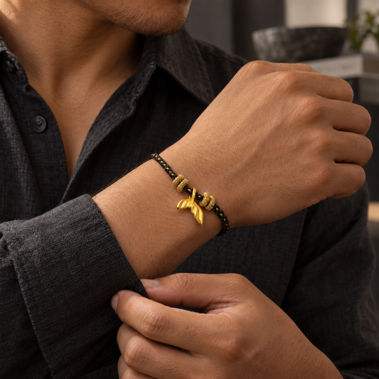 24K Gold Tail Bracelet