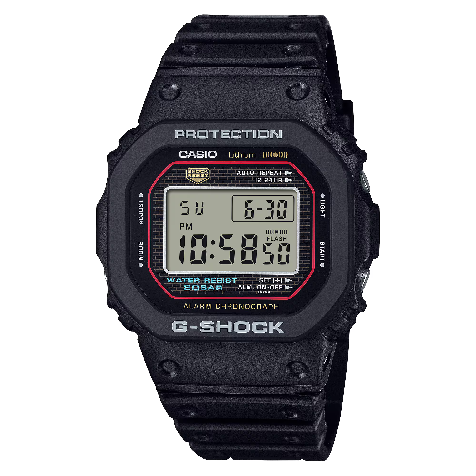 CASIO  G-SHOCK DIGITAL 5000 SERIES DW-5000R-1ACR