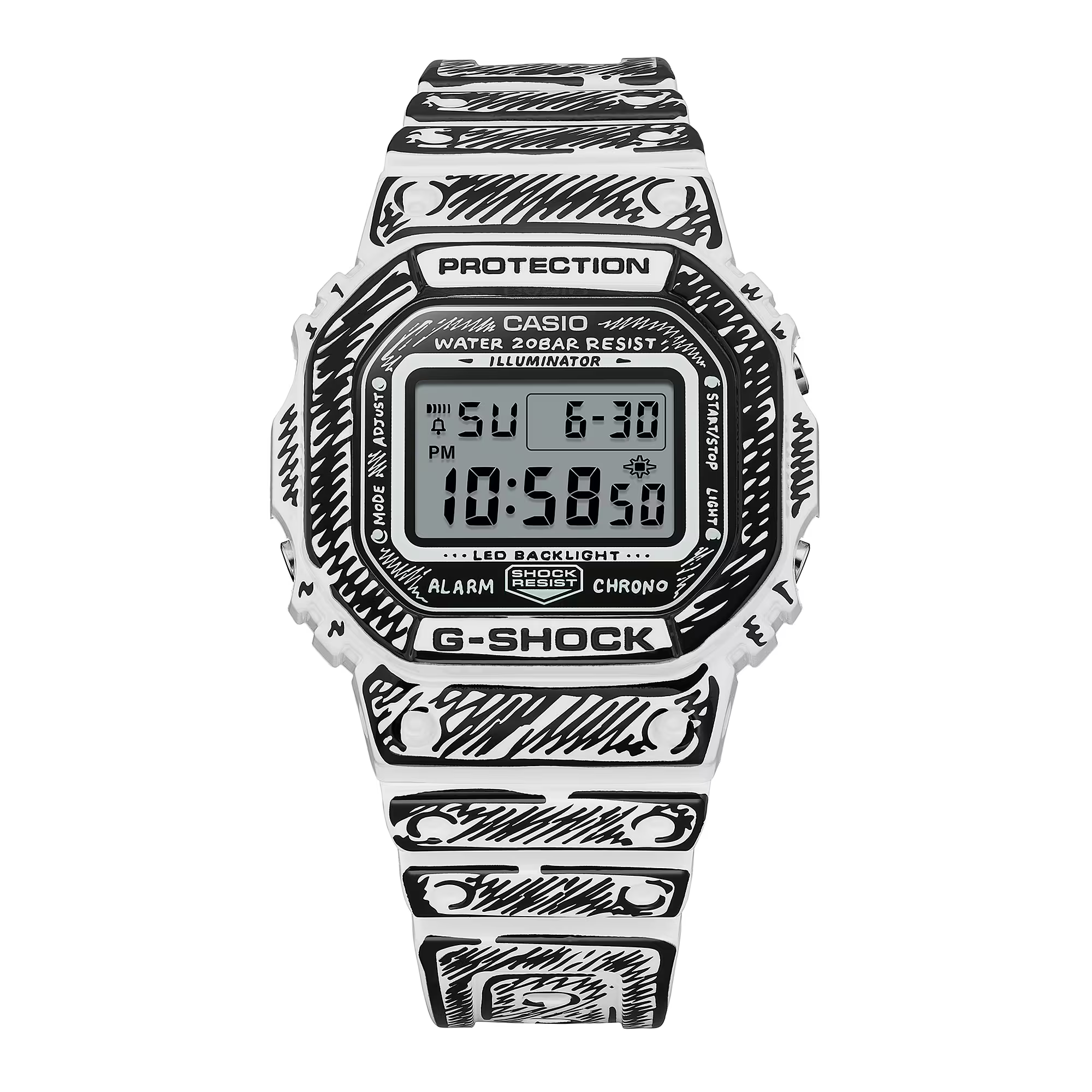 CASIO G-SHOCK Joshua Vides collaboration models DIGITAL 5600 SERIES DW5600JV-7